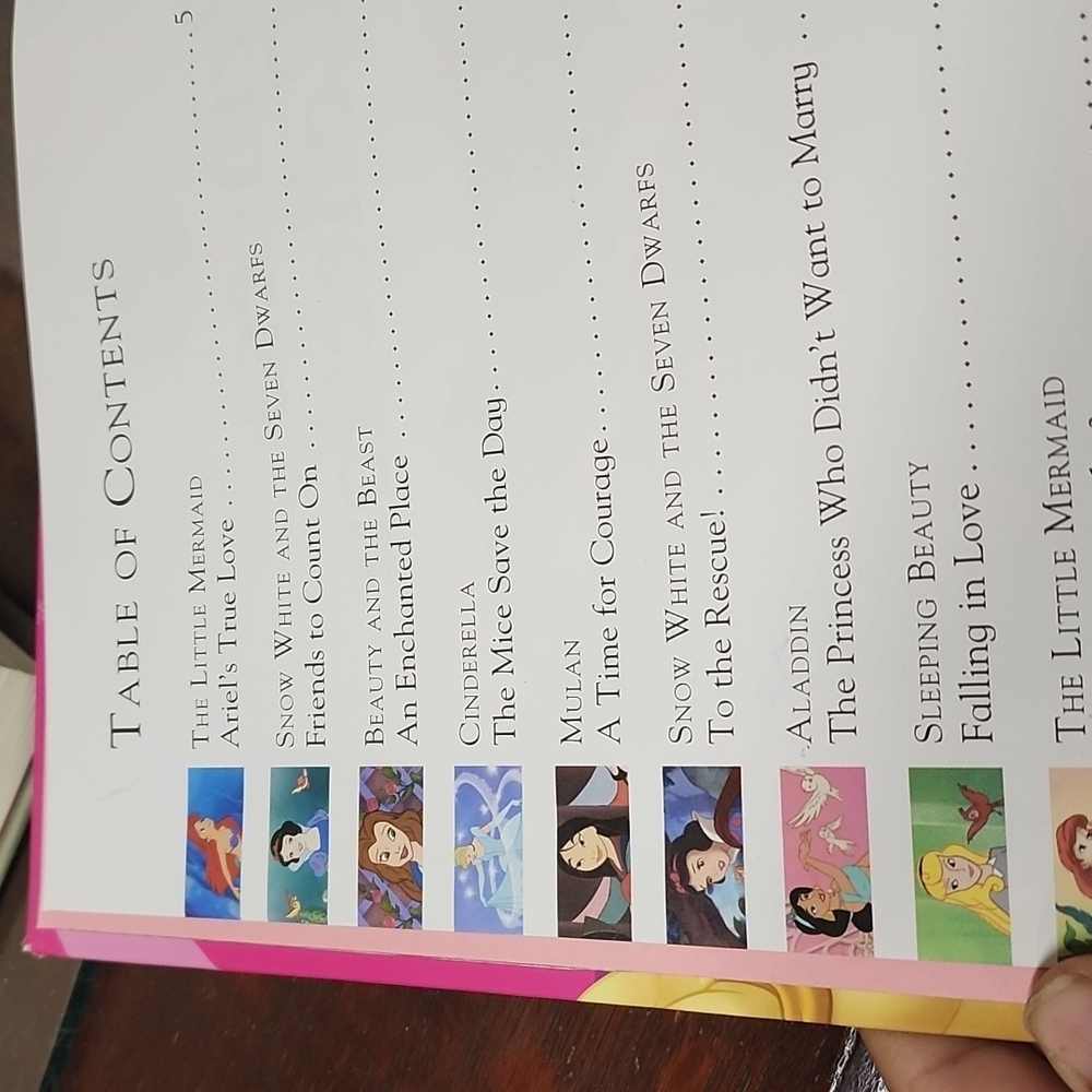 Disney princess collection story book 3rd edition all the princess stories toget - Picture 3 of 8